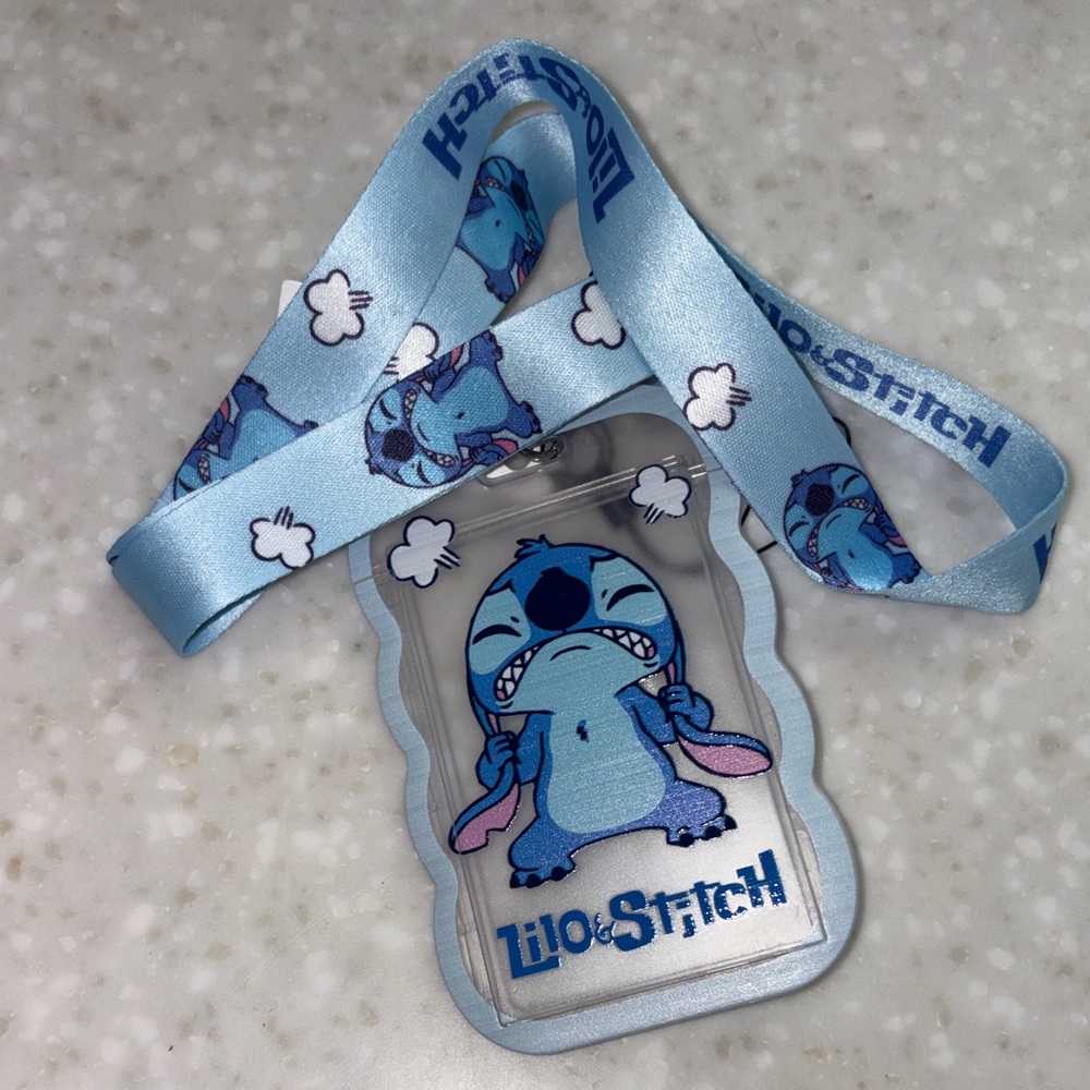 Lilo and stitch lanyard nwt